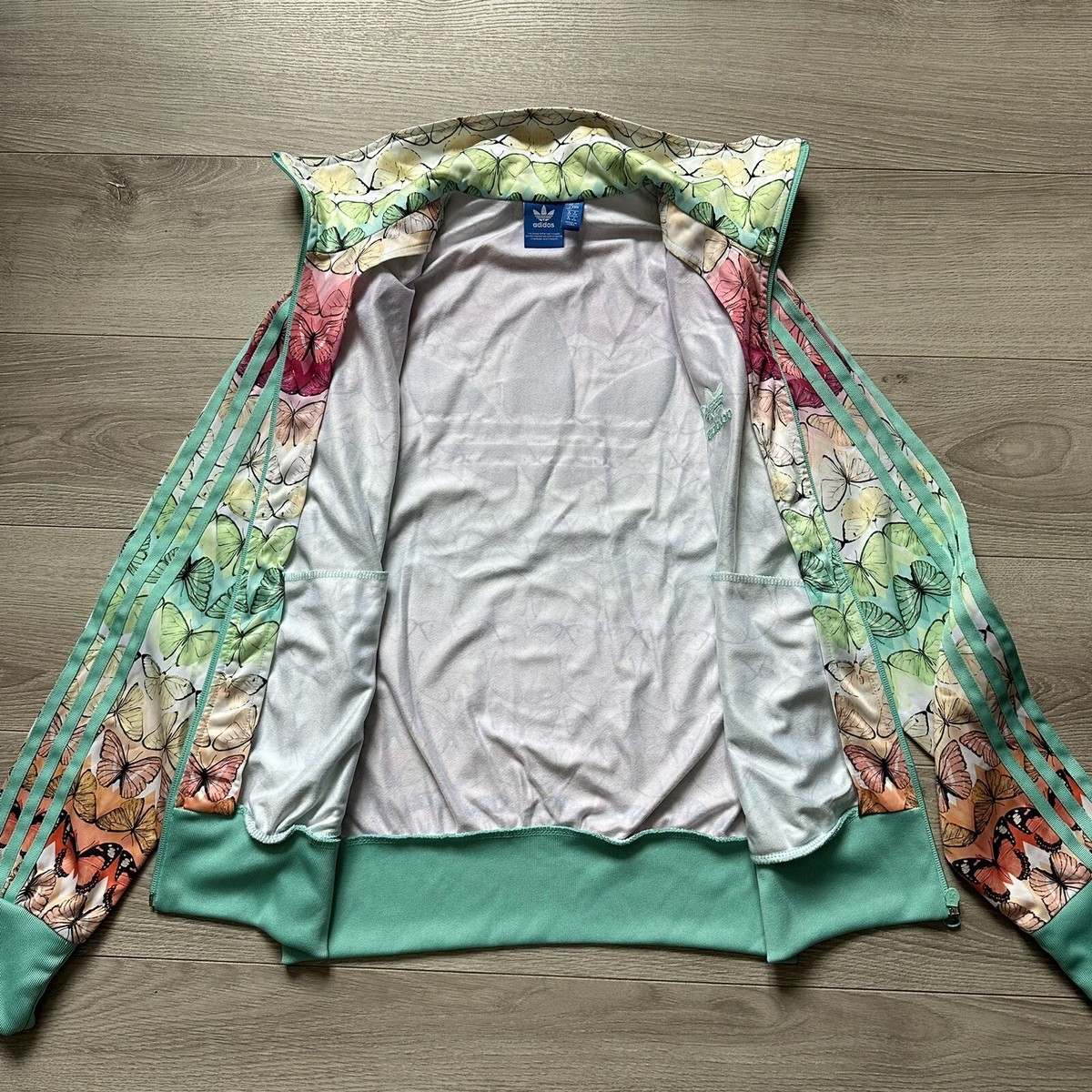 Adidas Originals x Farm Borbofresh butterfly print track Adidas Originals x Farm Borbofresh butterfly print track