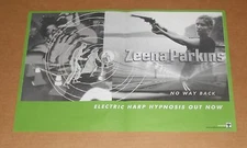 Zeena Parkins No Way Back Electric Harp Hypnosis Poster Promo 17x11 RARE