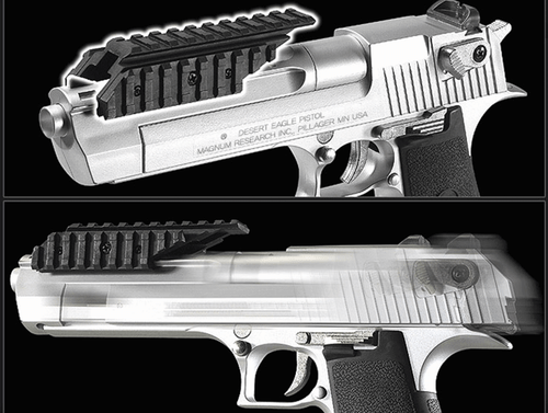 Academy 17216 Desert Eagle 50 Plata BBGun Toys Kit Modelo de Plástico - Imagen 2 de 3