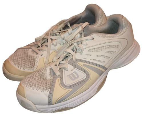 Wilson Sneakers stringate da donna bianche con supporto specifico. Taglia 7,5 - Foto 3 di 6