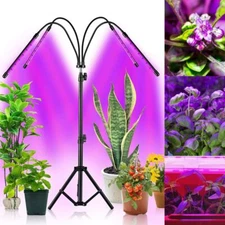 LED Grow Light with Stand for Indoor Plants Full Spectrum Plant Grow Lamp 4 Head