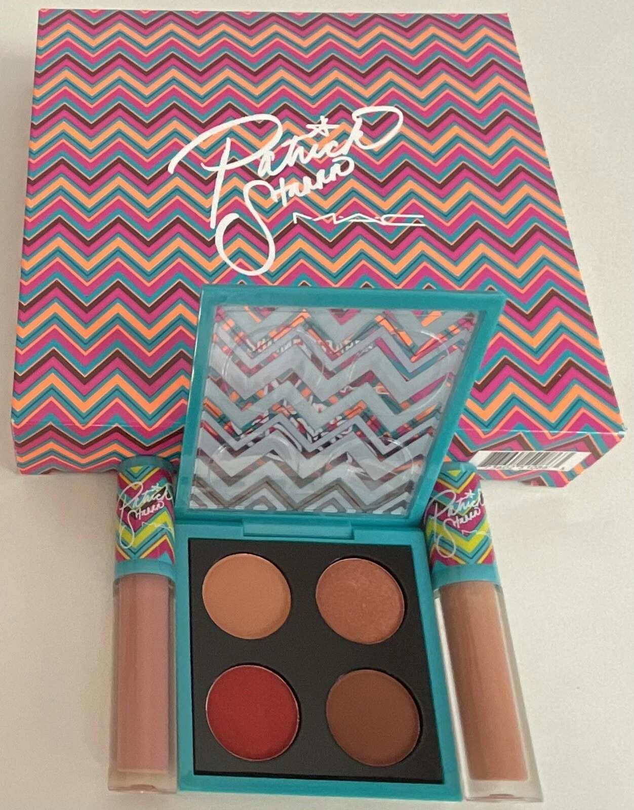MAC x Patrick Starrr Summer Starrr Kit Eyeshadow Palette And Two Lipglass Set