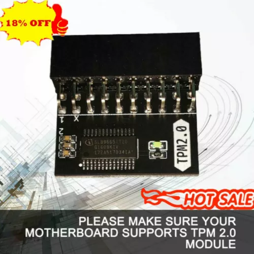 20pin ASUS TPM-L R2.0/Gigabyte GC-TPM2.0 Compatible Module Platform Support Heiß
