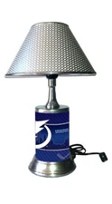 NHL Tampa Bay Lightning table lamp with shade, desk lamp