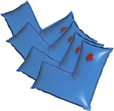 #ad 3802 04 Pool Cover Weights 4 Pack 2 ft. x 2 ft. Corner Blue