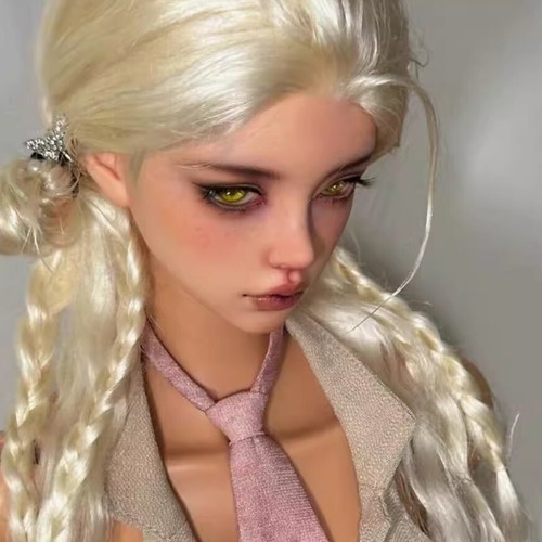 Bambola 1/4 BJD bambina Iple Fid Mari marrone chiaro senza colore trucco viso + occhi gratuiti - Foto 4 di 10