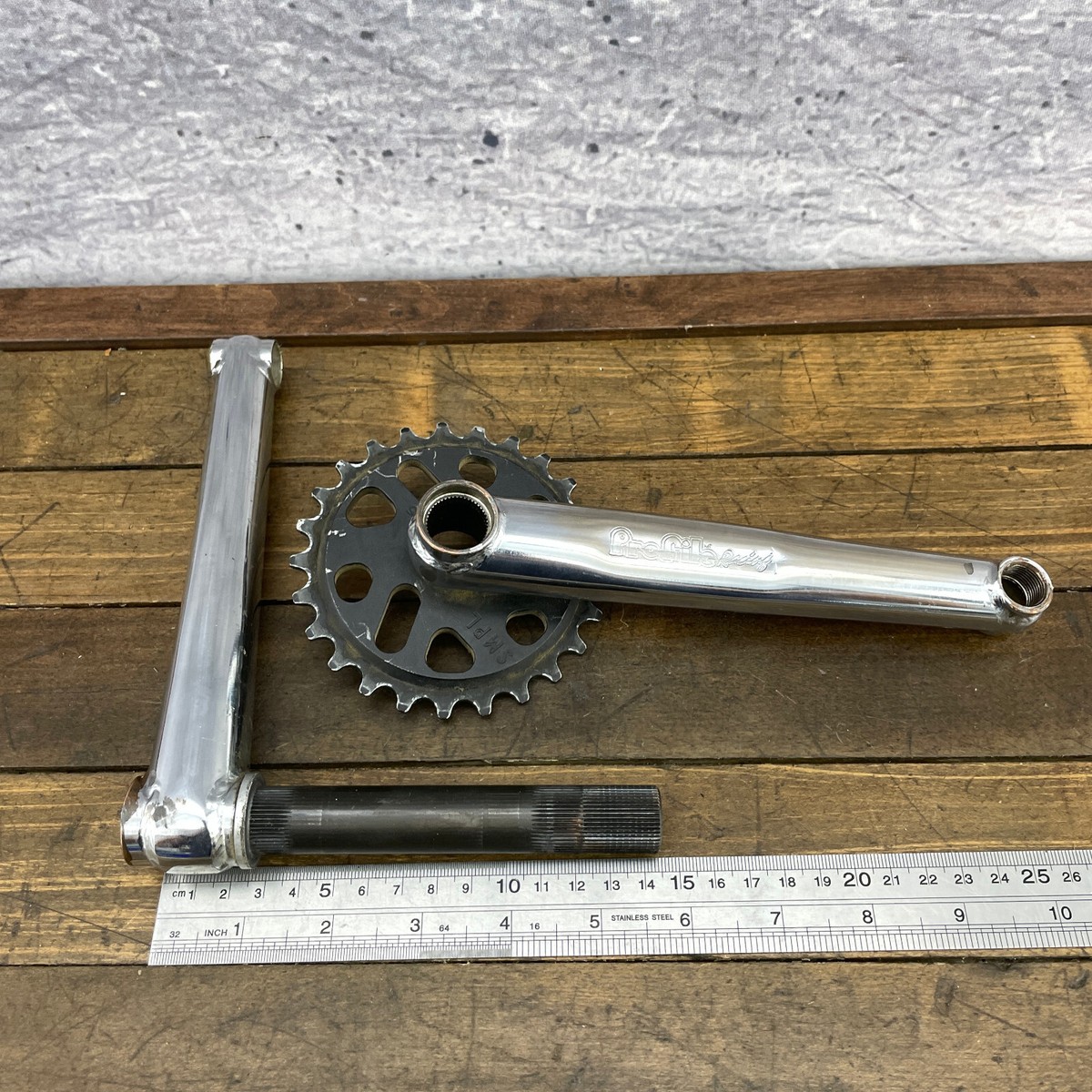 Profile Racing Crank Set USA BMX 3 Piece GDH Crankset 175 mm