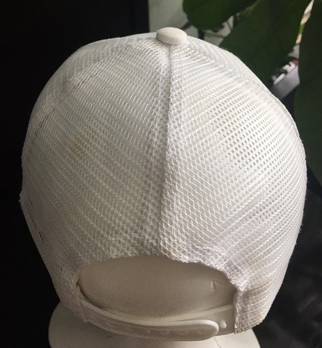 GORRA GORRA HIP-HOP MODA UNISEX CAMIONERO GORRA - TALLA MEDIANA - BLANCO - MALLA - NUEVO CON ETIQUETAS - Imagen 3 de 4