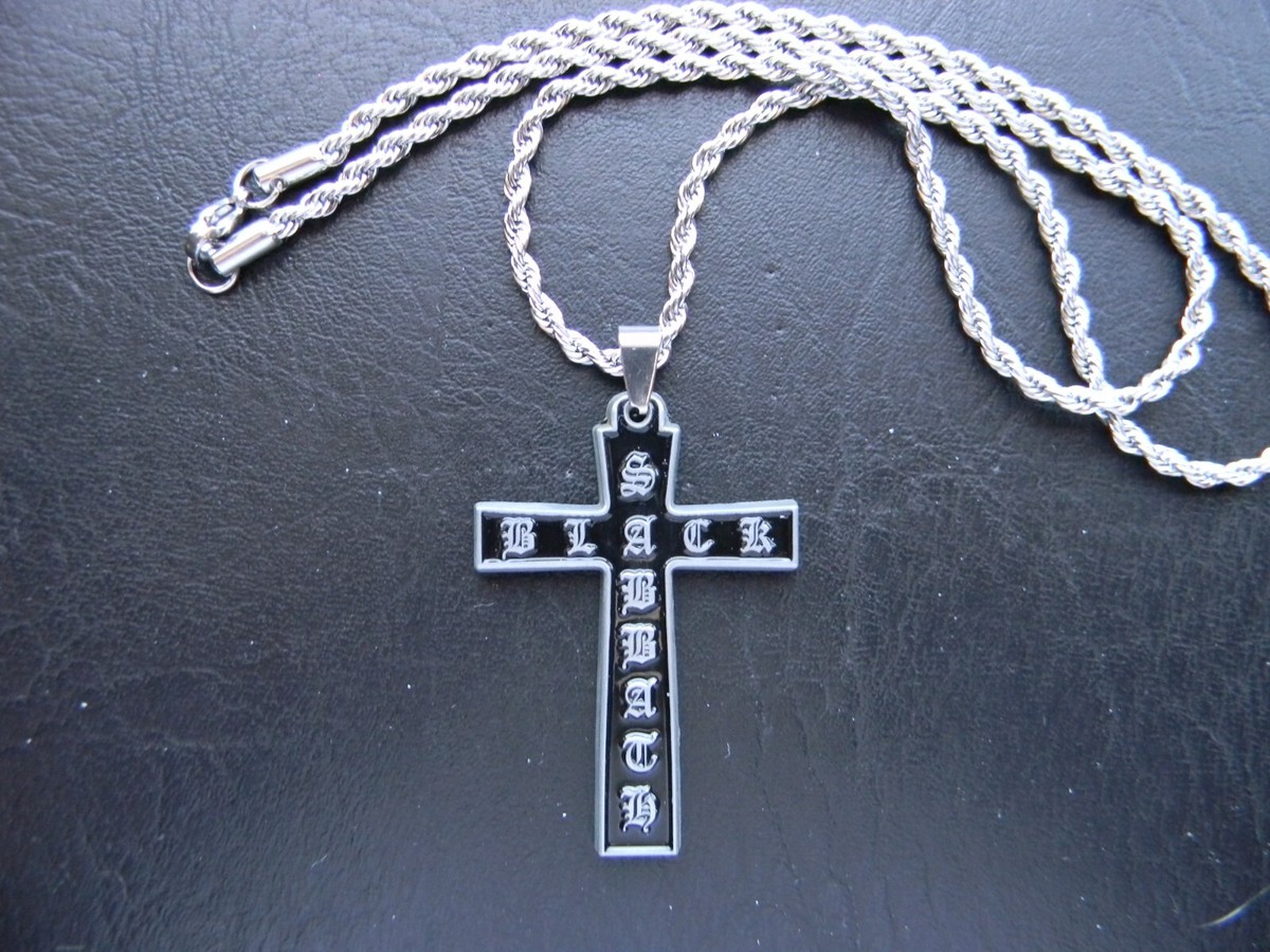 BLACK SABBATH CROSS OZZY ROCK & ROLL HALL OF FAME STAINLESS BLACK SABBATH CROSS OZZY ROCK & ROLL HALL OF FAME STAINLESS