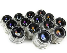 Soviet Lens INDUSTAR - 26M 2.8/52 mm Copy Leica  mount M39 Zorki FED RF - 14 pcs