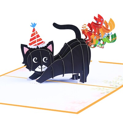 Überraschen Sie Ihre Lieben mit einer bezaubernden Katze Geburtstagskarte Unvergessliche Momente