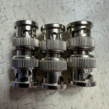Lot of 3 BNC Adapter Male to Male