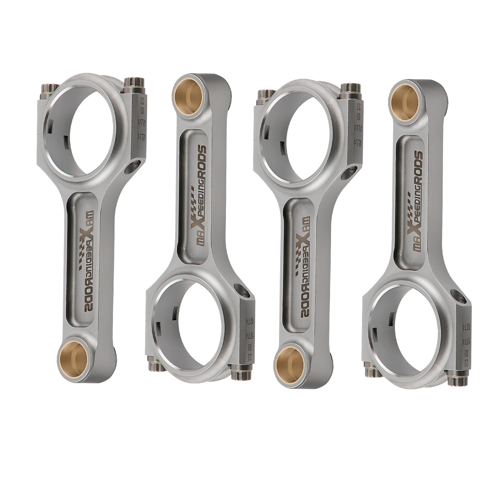 4x I-Beam Connecting Rods For Audi VW Golf Gti 1.8T 2.0L 16V 20V 4Cyl ARP 5.669""