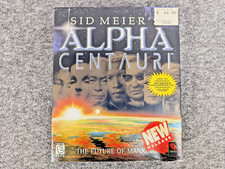 Sid Meier's Alpha Centauri PC, 1998 , Original Big Box, 100 Complete - EUC