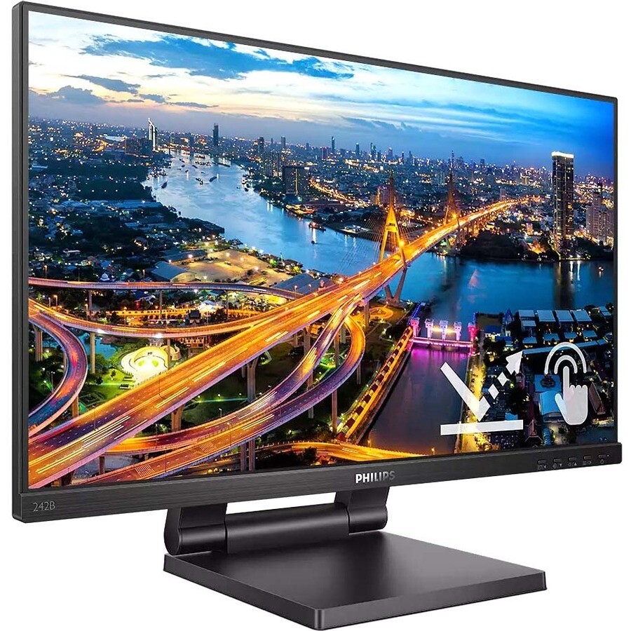 Philips 242B1TC 23.8-inch LED Touchscreen Monitor with 4ms Response Time