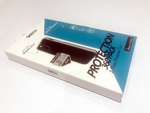 Skech 2 x Glass Screen Protectors + Clear Case Back Cover for iPhone 11 Pro Max - 第 2/3 張圖片