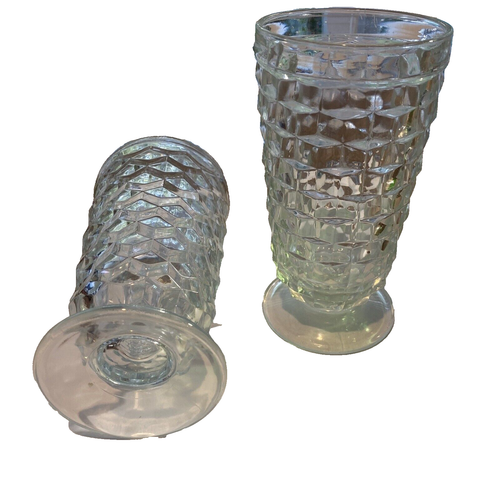 2 Vintage Cubist Set Ice Tea Glass Tumblers Replacement - Picture 8 of 20