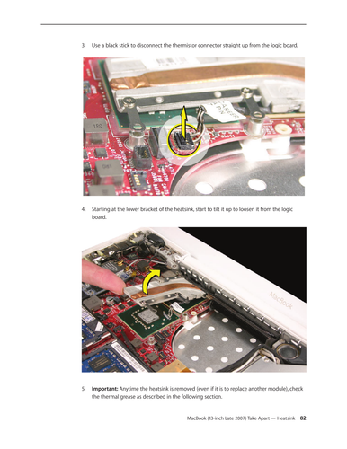 Apple MacBook 13-inch Late 2007 Technician Guide Service Manual - Picture 10 of 12