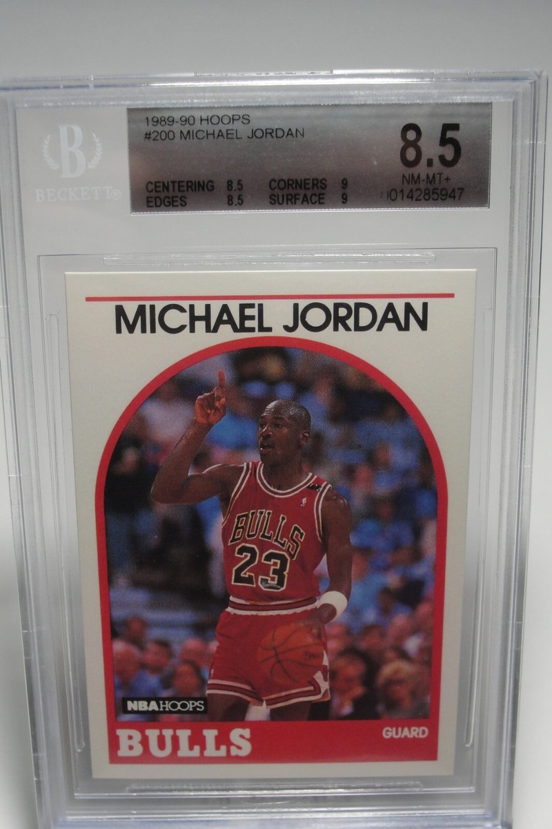 1989 - 90 NBA Hoops MICHAEL JORDAN #200 BGS 8.5 NR/MT+ Newly