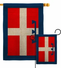 Piedmont Burlap Garden Flag Italy Regions Decorative Gift Yard House Banner