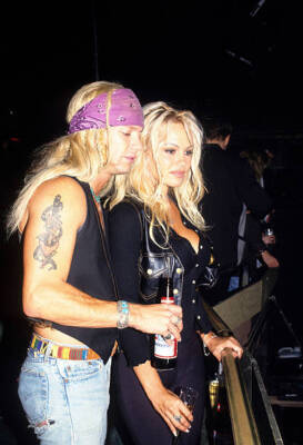 Bret Michaels of Poison Pamela Anderson at Webster Hall New York O - Old Photo 3