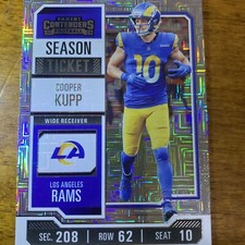 Cooper Kupp Season Ticket Silver Panini Contenders Football 2023