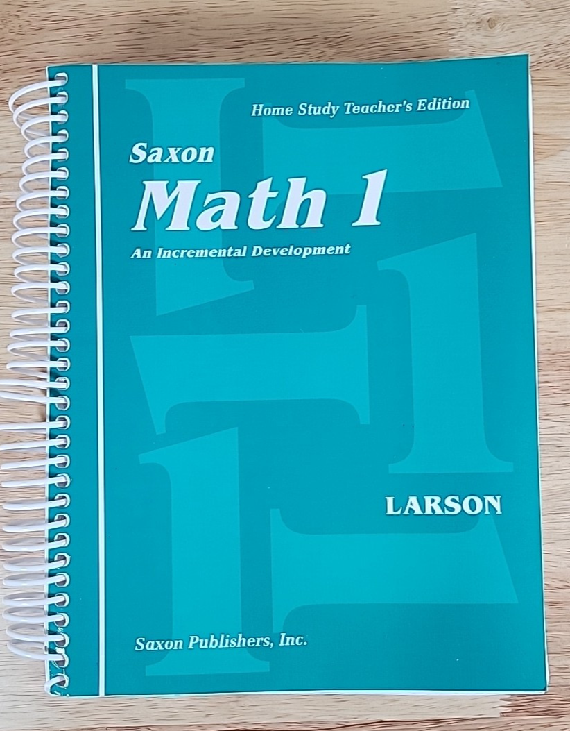 Saxon Math 1 Home Study Teacher's Edition by Nancy Larson 1994 Spiral-Bound