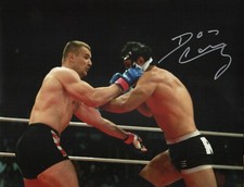 Dos Caras Jr Alberto Del Rio Signed 11x14 WWE Pride FC Bushido 1 v Mirko Cro Cop