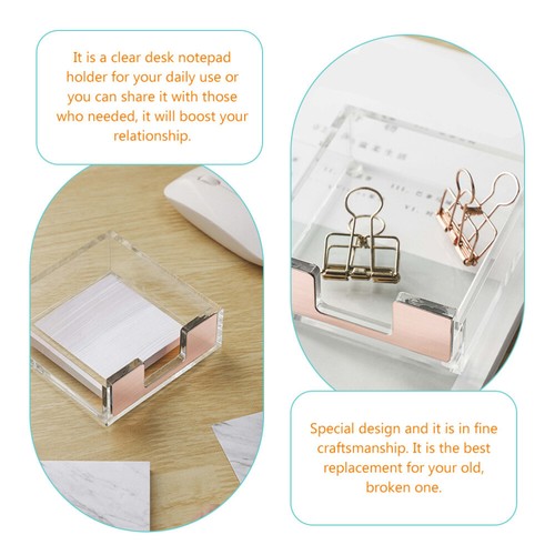 3 PCS Note Box Pen Holder Office Paper Clip Memo Paperclip Holders - 第 4/12 張圖片