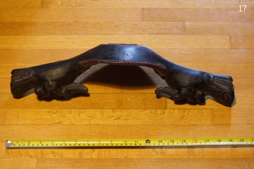 Cuenco Ceremonial de Dayek Borneo - Grande 20" x 6". - Imagen 5 de 10