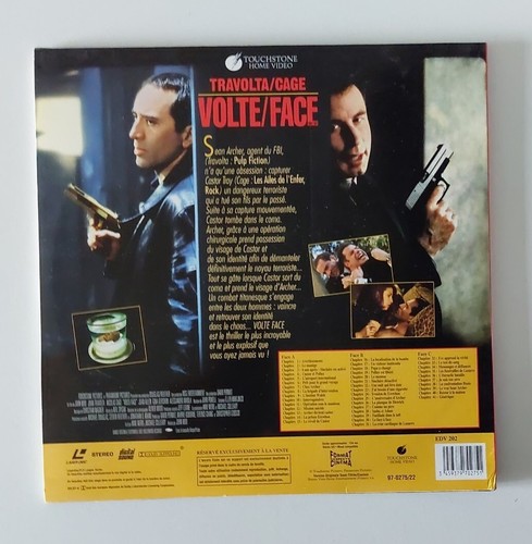VOLTE FACE LaserDisc PAL Version Originale Sous-titre FR Très bon état - Photo 2/4