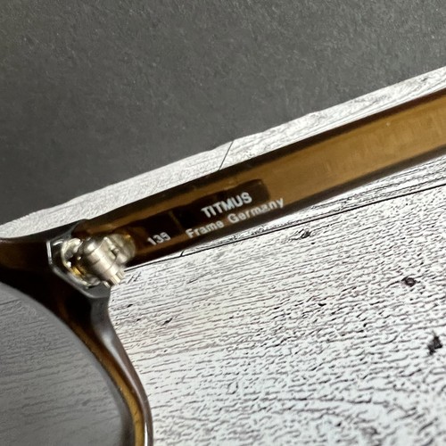 VINTAGE Optyl Titmus Germany Sunglasses Frames Only 238 54-20E T1002 BK2 135 - Bild 10 von 12