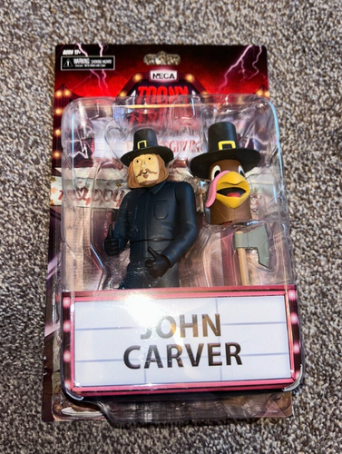Neca Horror Toony Terrors - John Carver Figure - *NEW* Thanksgiving Pilgrim - 第 1/4 張圖片