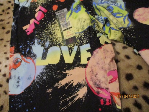 No Boundaries Heart Skull High Rise Capri Cotton Leggings Juniors Women Black XL - Picture 5 of 13