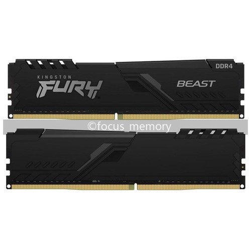 Kingston FURY Beast 32GB/16GB DDR4 3200 2666MHz DIMM Desktop Speicher Kit 288Pin - Picture 4 of 10