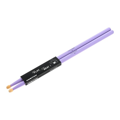 1Pair 5A Purple Maple Wood Drumstick Anti Slip Drum Stick for Musical Instrument - Picture 2 of 12