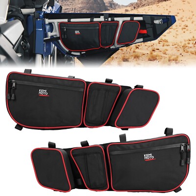 KEMIMOTO UTV Front Door Storage Bags W/Knee Pad For Can Am - Foto 6