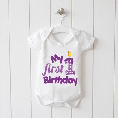 first birthday baby grow