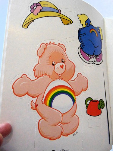 Care Bear Paper Dolls Cheer Bear Harmony Good Luck Best Friend Press Out New - Picture 4 of 5