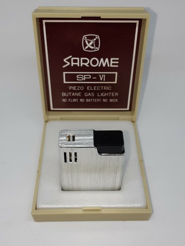 SPLENDIDO ACCENDINO " SAROME SP - VI " ORIGINALE ANNI ' 70 - NUOVO - - Imagen 4 de 9