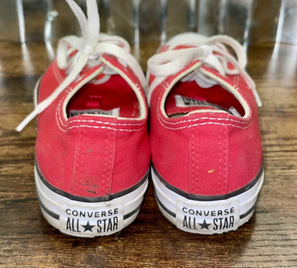 Camiseta baja Converse Youth Kids Chuck Taylor All Star roja talla US 3 jóvenes 35 EUR Foto 3 de 4