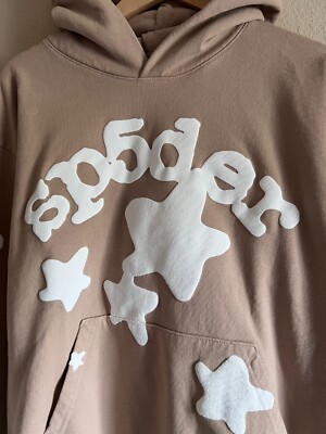 正規品　Sサイズ　SP5DER BELUGA GLAY HOODIE Sp5der Worldwide Beluga Hoodie - Size Large - Sand - Brand