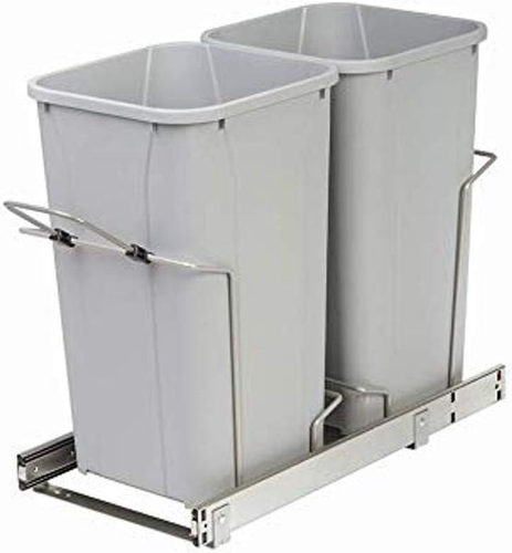 Platinum 11 In. X 22 In. X 18.75 In. 27 Qt. In-Cabinet Double Soft-Close Bottom-