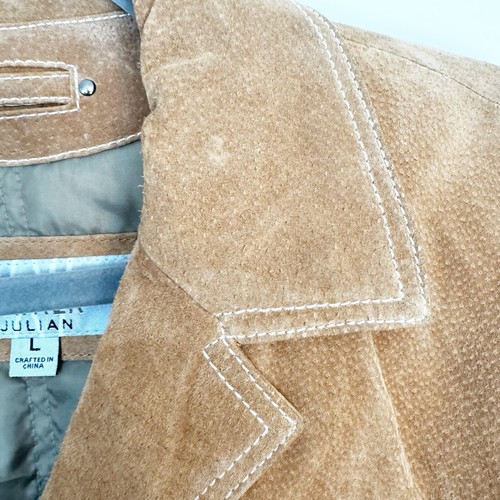 Wilsons Leather M. Julian Suede Jacket Men’s Size Large Button Front Blazer New! - Picture 8 of 15