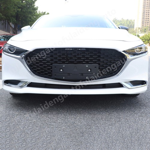 Parachoques delantero cromado para Mazda 3 Axela 2019-2022 cubierta de luz antiniebla borde - Imagen 2 de 6