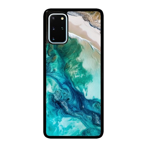 For Samsung S7 S8 S9 S10 S20 Plus Lite Anti scratch Cover Turquoise azure Sea - Picture 21 of 25