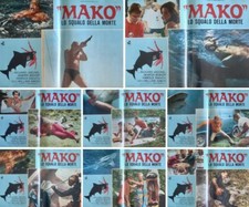 MAKO THE JAWS OF DEATH Italian fotobusta movie posters x8 SHARK 1976 SCUBA