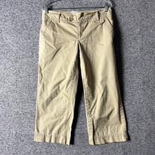 Lilly Pulitzer Women's Size 6 Brown Straight Leg Capri Palm Beach Fit Pants