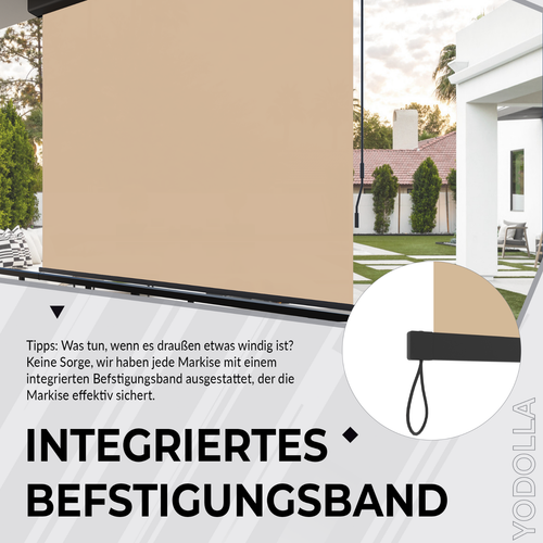 Innen/Außen Ausziehbare Vertikalmarkise an der Wand Order Decke - Bild 44 von 46