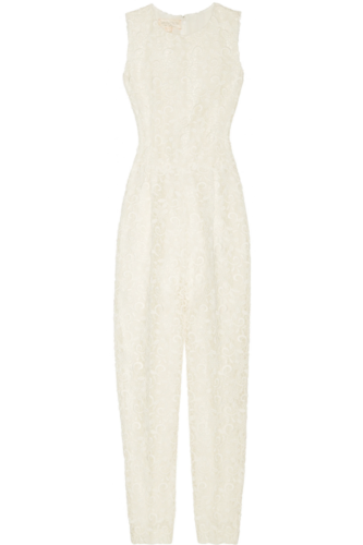 Vestido Mono GIAMBATTISTA VALLI Blanco Bordado Encaje 38 2 4 - Imagen 3 de 6